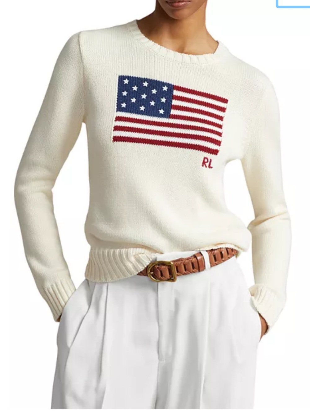 POLO Ralph Lauren Iconic Flag Cotton Sweater